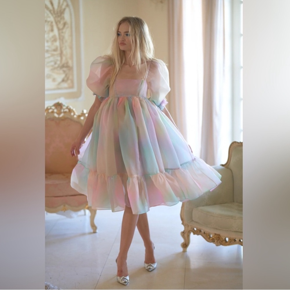 Selkie rainbow French puff size 1xl NWOT